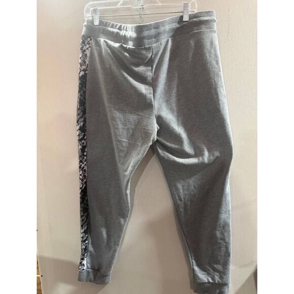 Ecko Red Jogger Pants Mens XL Gray Y2K Heather athletic Fit Drawstring Elastic - Picture 6 of 7